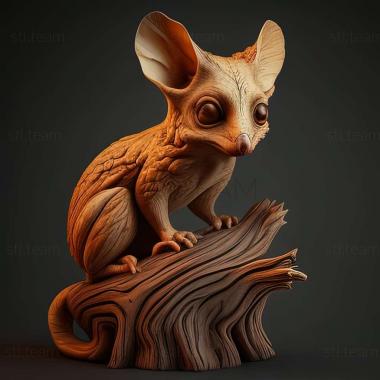 3D model Galago cocos (STL)